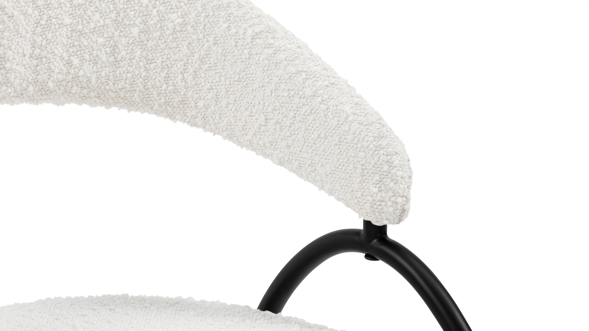 AstraAstra - Astra Dining Chair, Pearl Boucle
