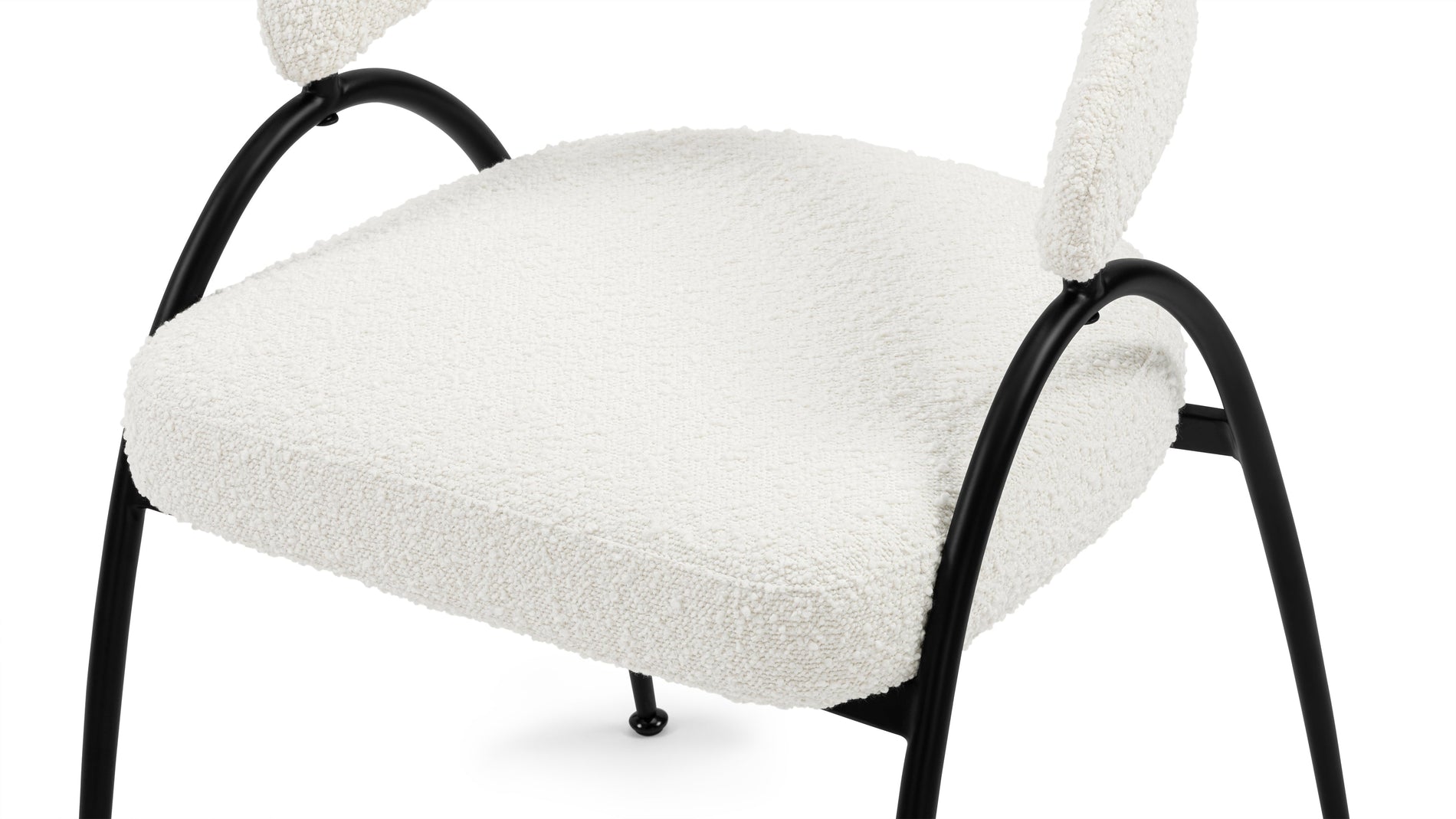 AstraAstra - Astra Dining Chair, Pearl Boucle