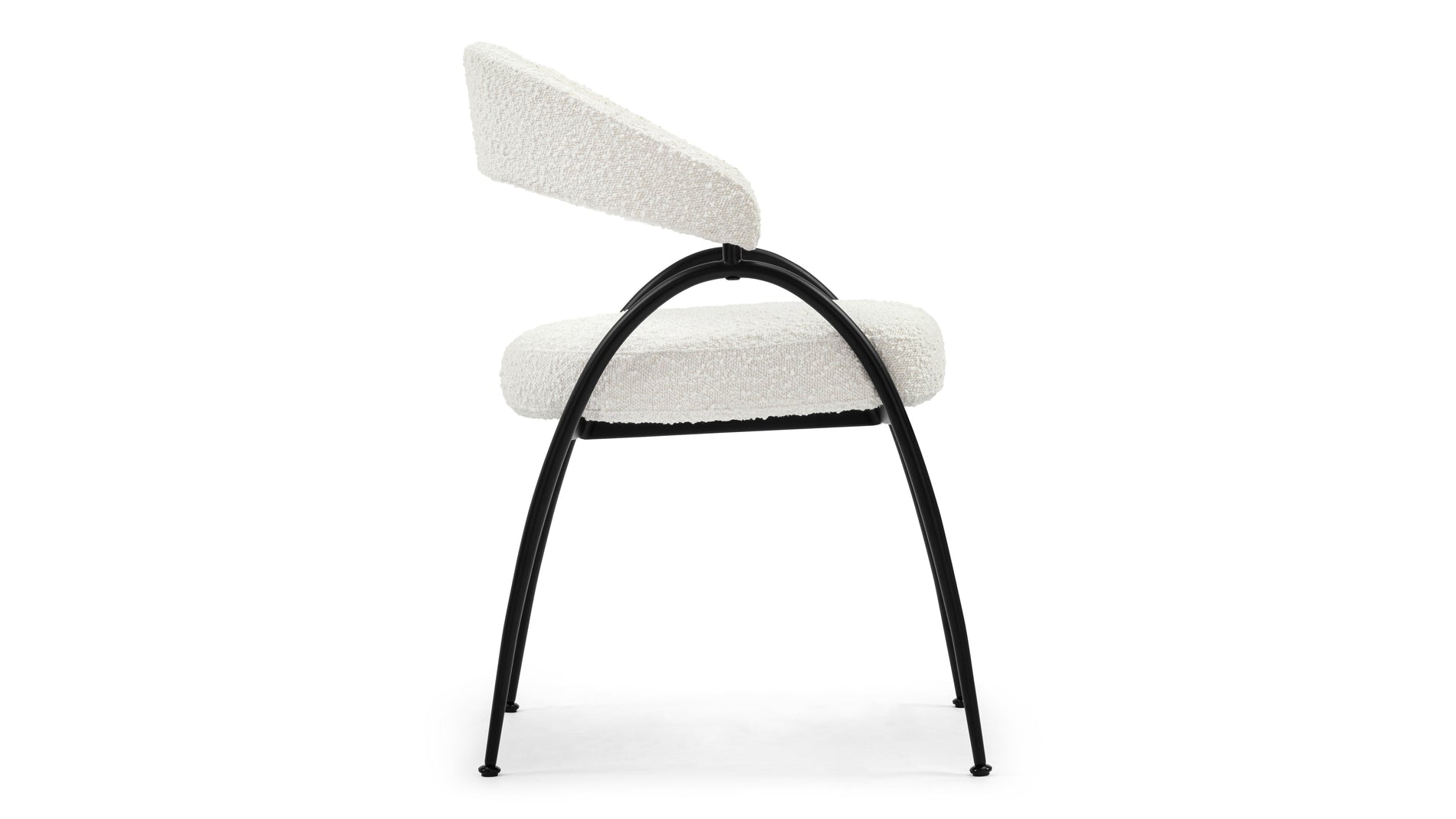 AstraAstra - Astra Dining Chair, Pearl Boucle