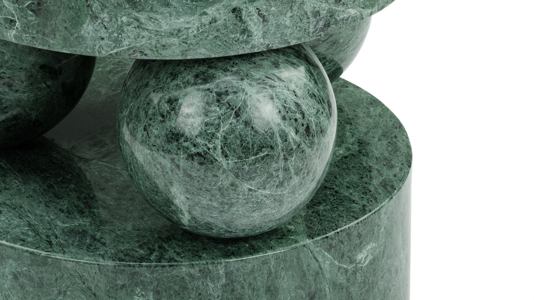 MyaMya - Mya Side Table, Green Marble