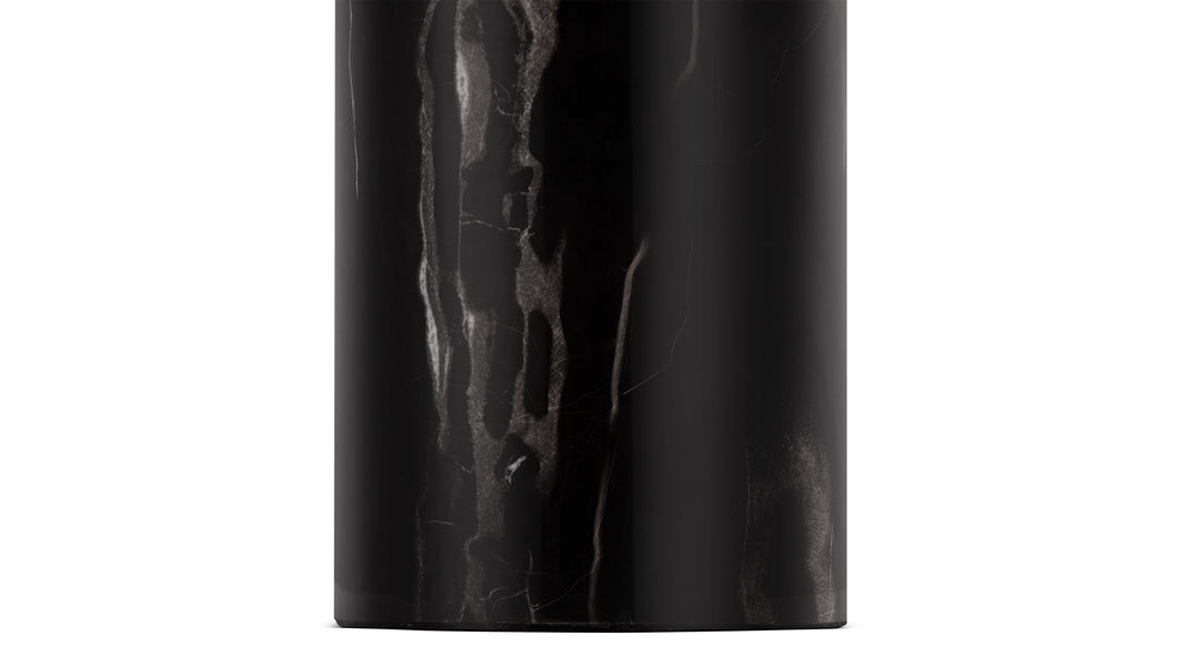 KarlKarl - Karl Table Lamp, Amber Glass and Black Marble