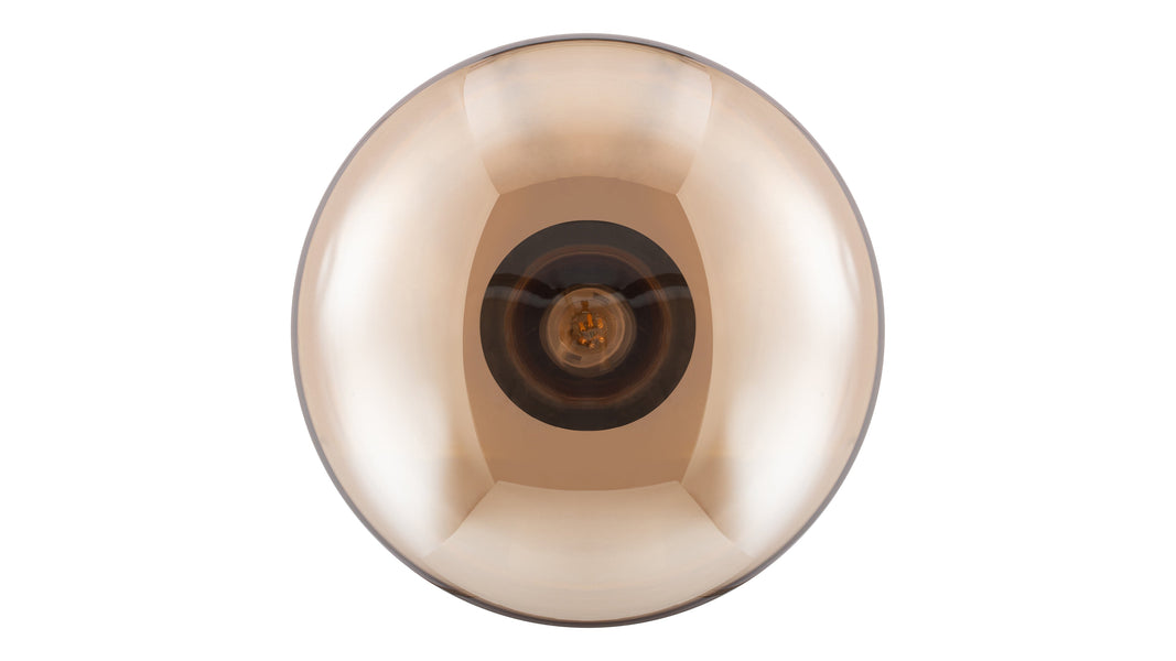 KarlKarl - Karl Table Lamp, Amber Glass and Black Marble