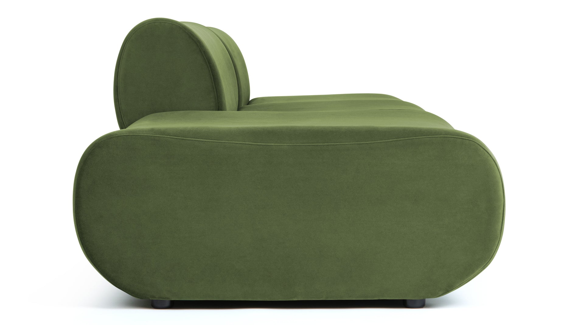 LöweLeo - Leo Open End -Sofa, links, Flechtenplüsch -Samt