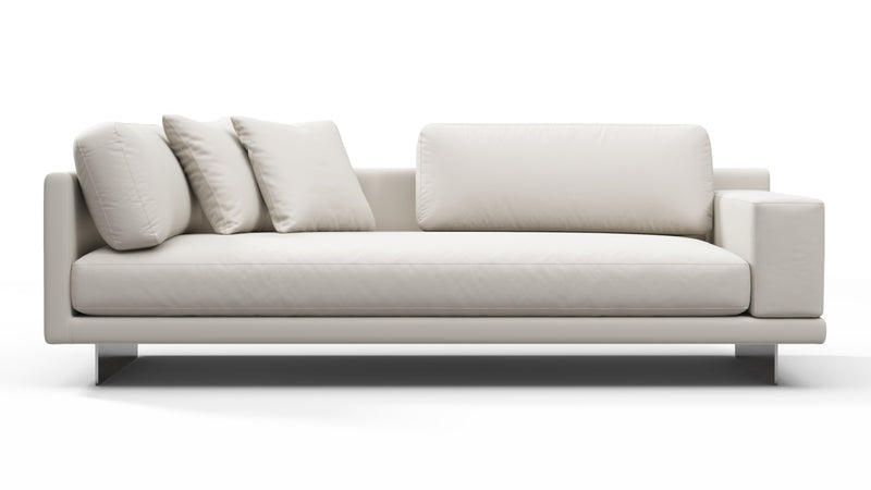 AlessioAlessio - Alessio Outdoor Module, Three Seater Sofa, Right Arm, Shell Performance Weave