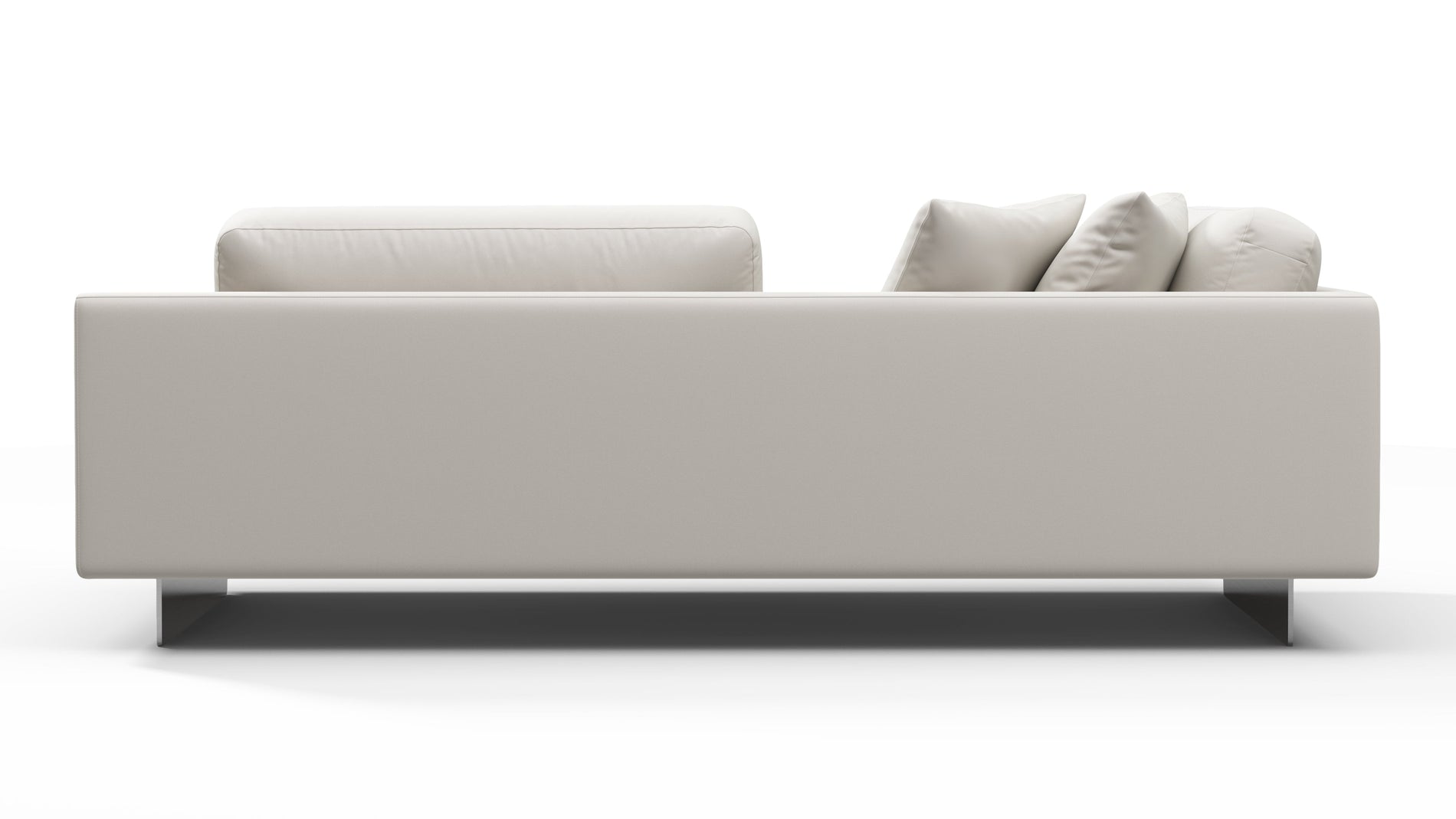 AlessioAlessio - Alessio Outdoor Module, Three Seater Sofa, Right Arm, Shell Performance Weave
