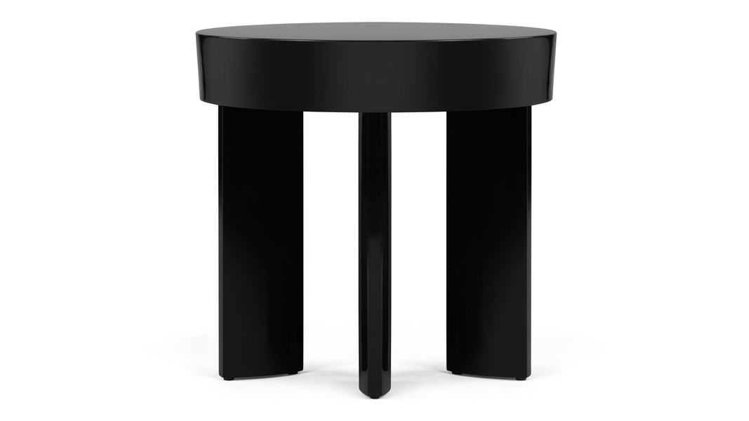 GilesGiles - Giles Side Table, Black Gloss