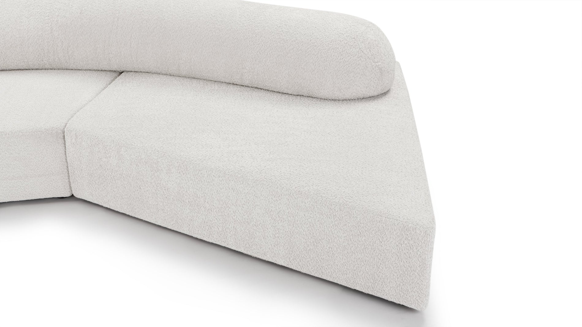 On the RocksOn the Rocks - On The Rocks Sofa, Small, Luxe Light Gray Weave