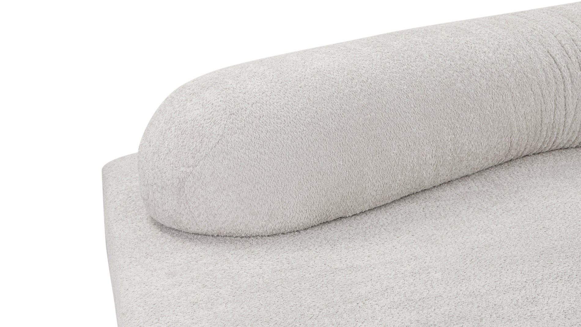 On the RocksOn the Rocks - On The Rocks Sofa, Small, Luxe Light Gray Weave
