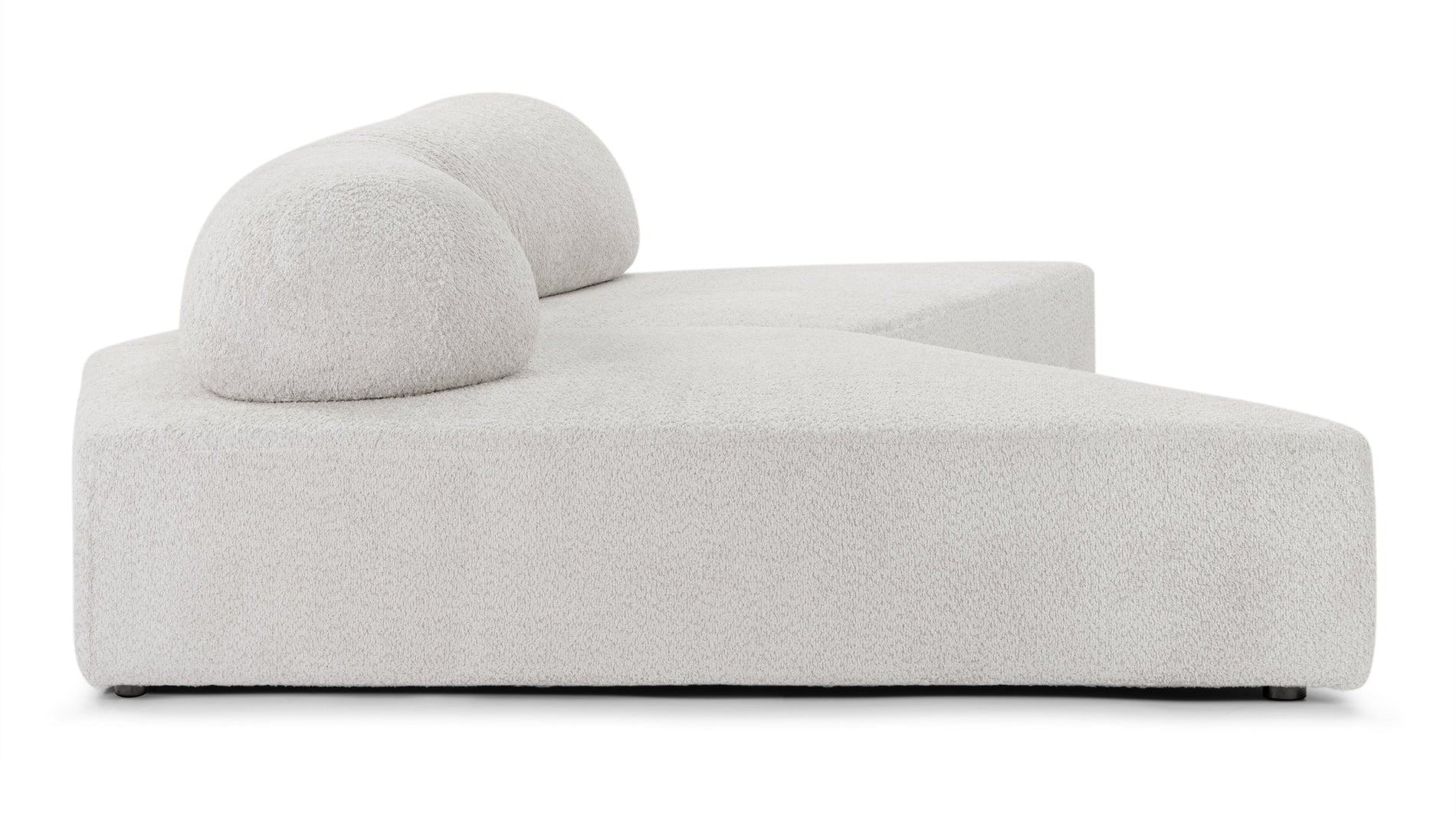 On the RocksOn the Rocks - On The Rocks Sofa, Small, Luxe Light Gray Weave