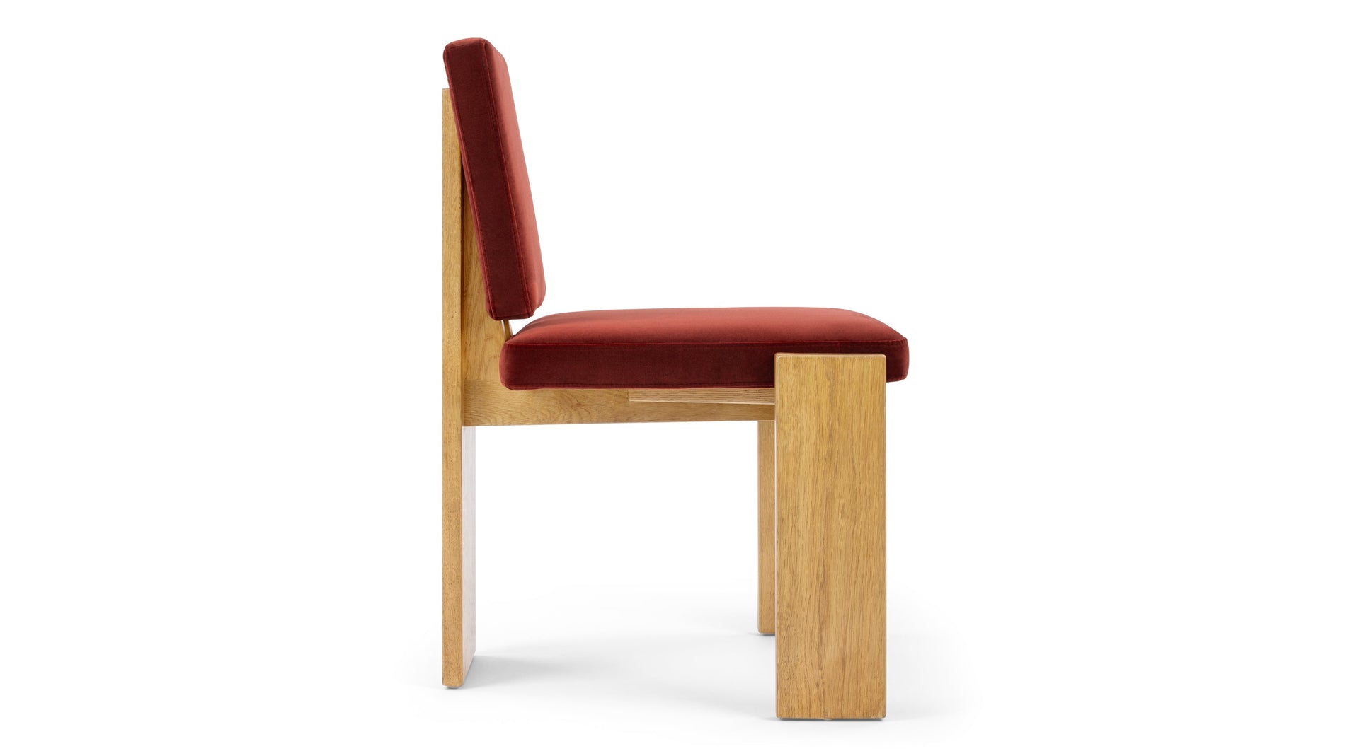 MaximMaxim - Maxim Side Chair, Garnet Velvet