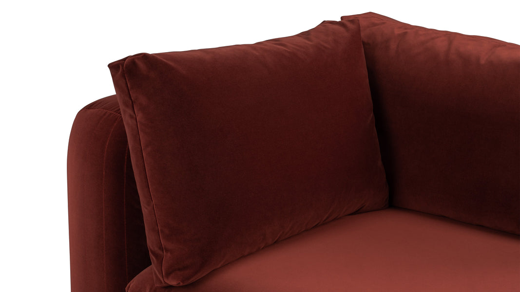 MorrellMorrell - Morrell Module, Corner, Garnet Velvet
