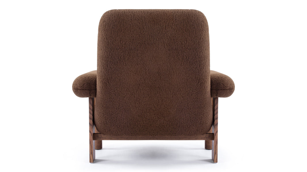 BrasiliaBrasilia - Brasilia Lounge Chair, Cafe Noir Vegan Fur