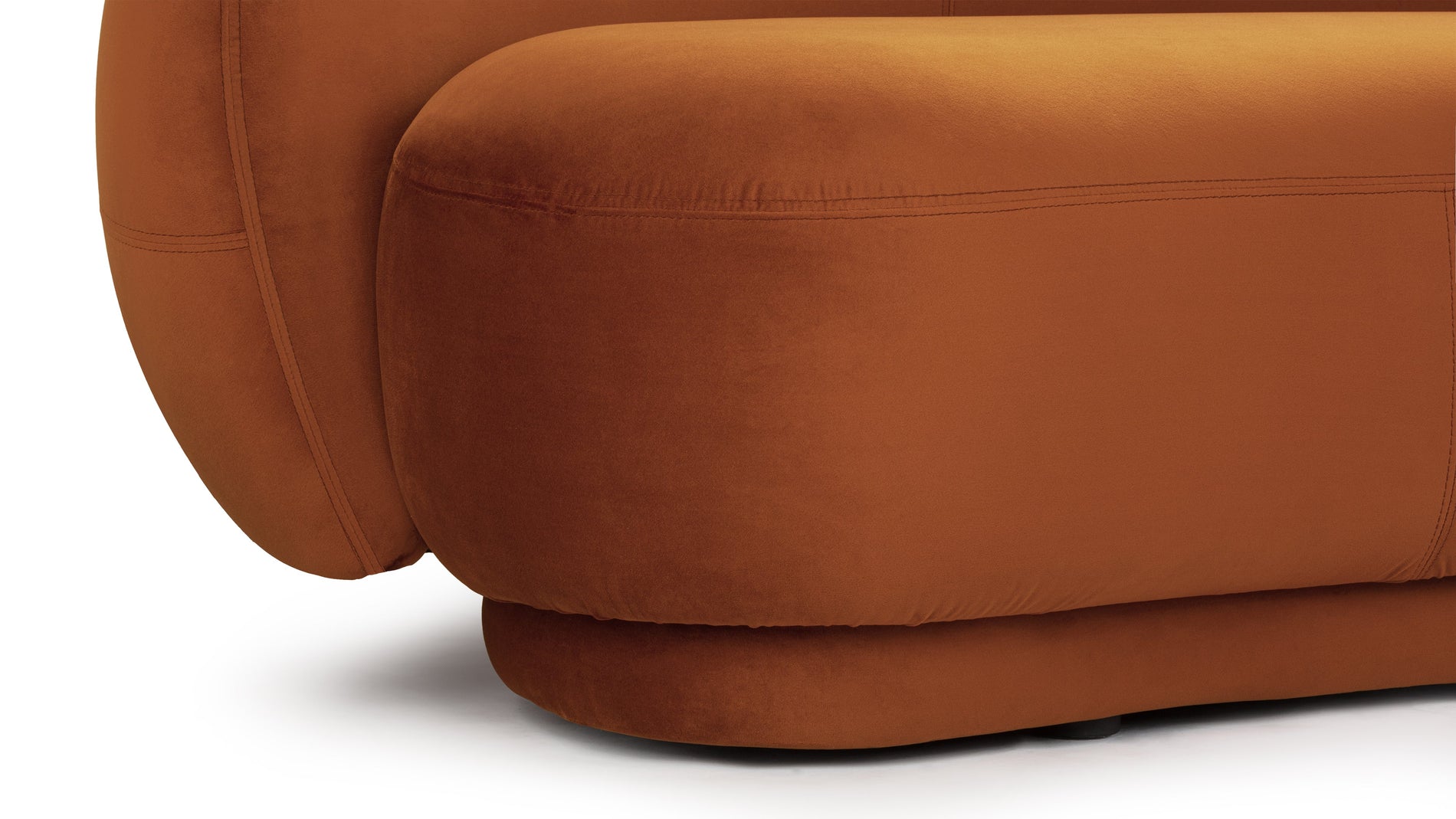 JulepVerbrannte orange Samt
