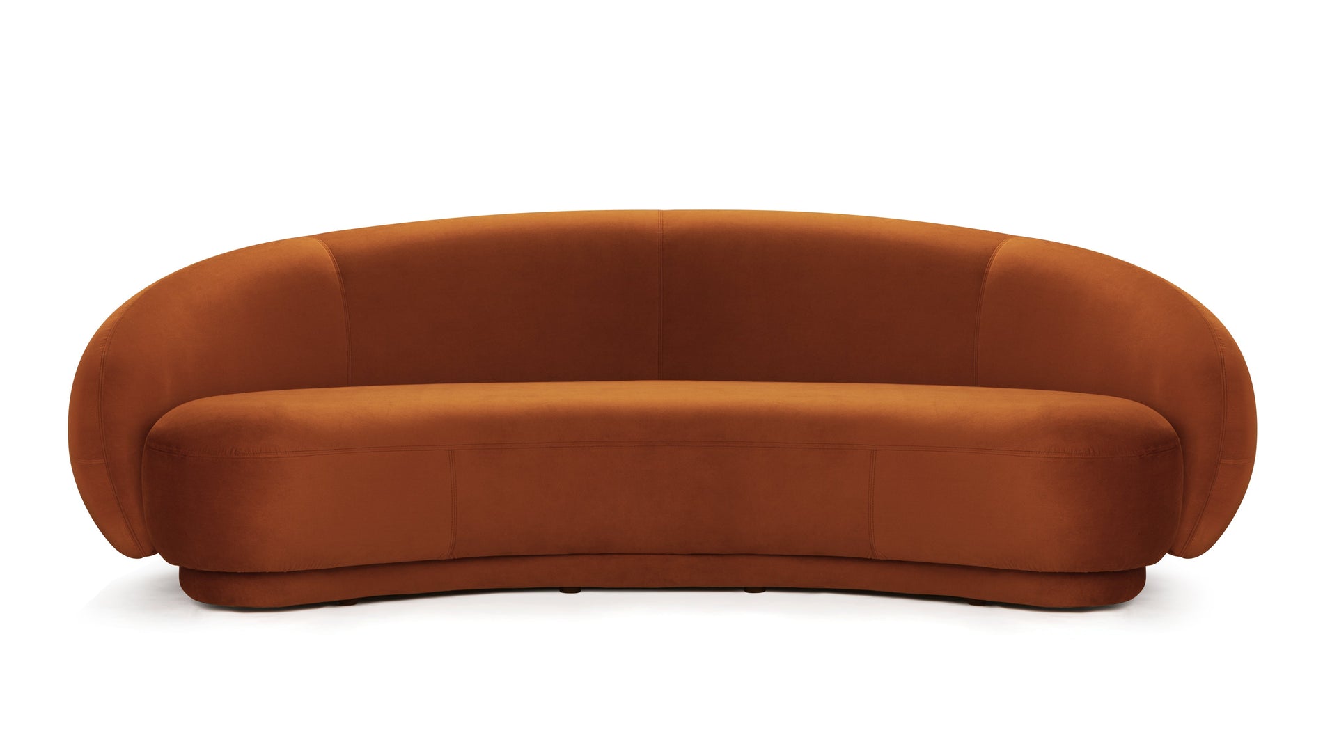 JulepVerbrannte orange Samt