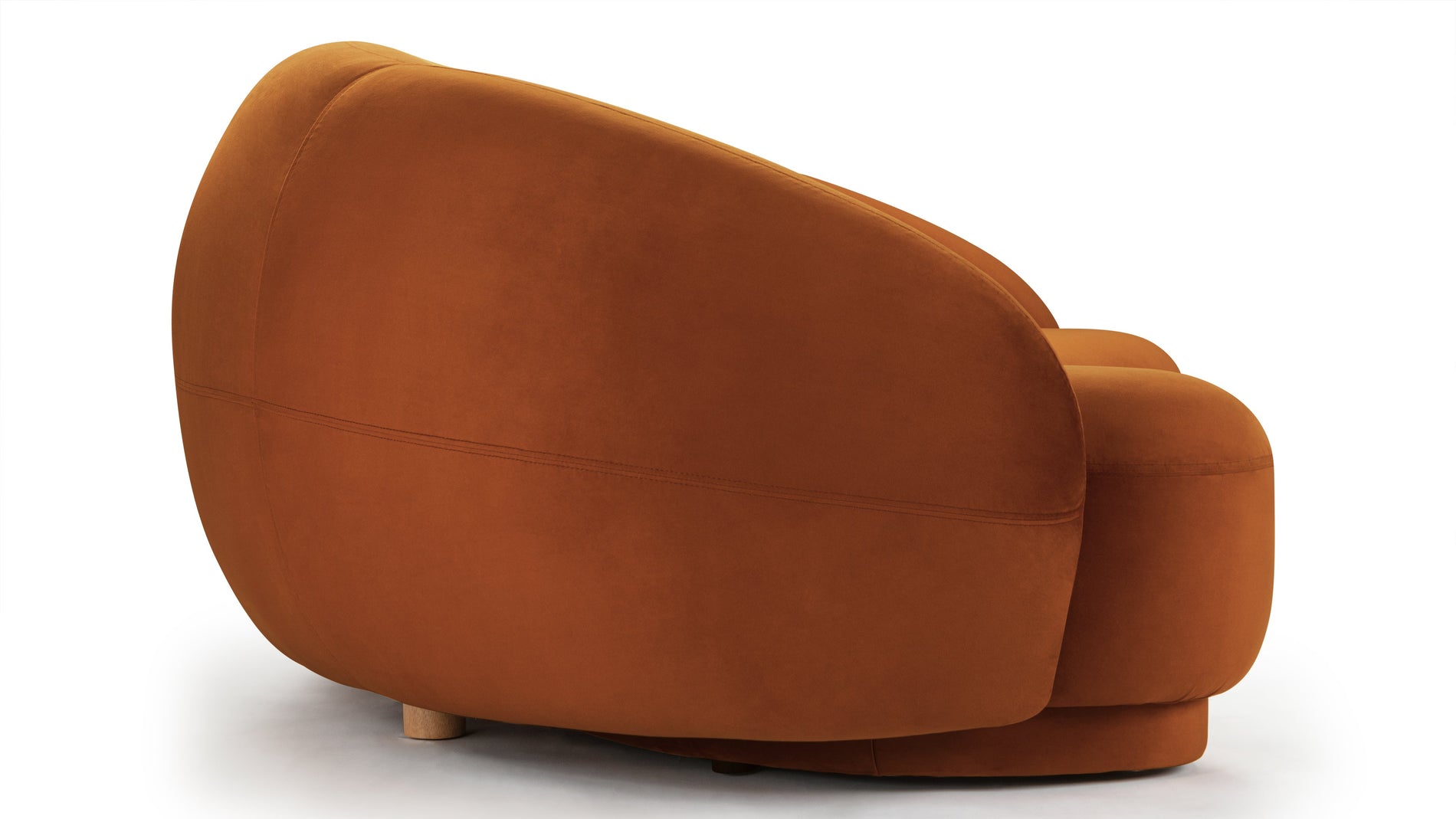 JulepVerbrannte orange Samt