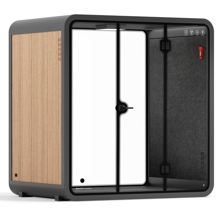 Quell - Stánek pro 4 osobyWooden / Dark Grey / No Furniture