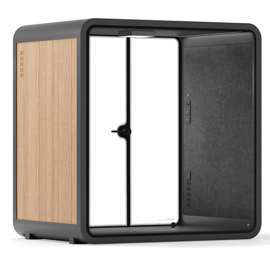 Quell - Stánek pro 4 osobyWooden / Dark Grey / No Furniture