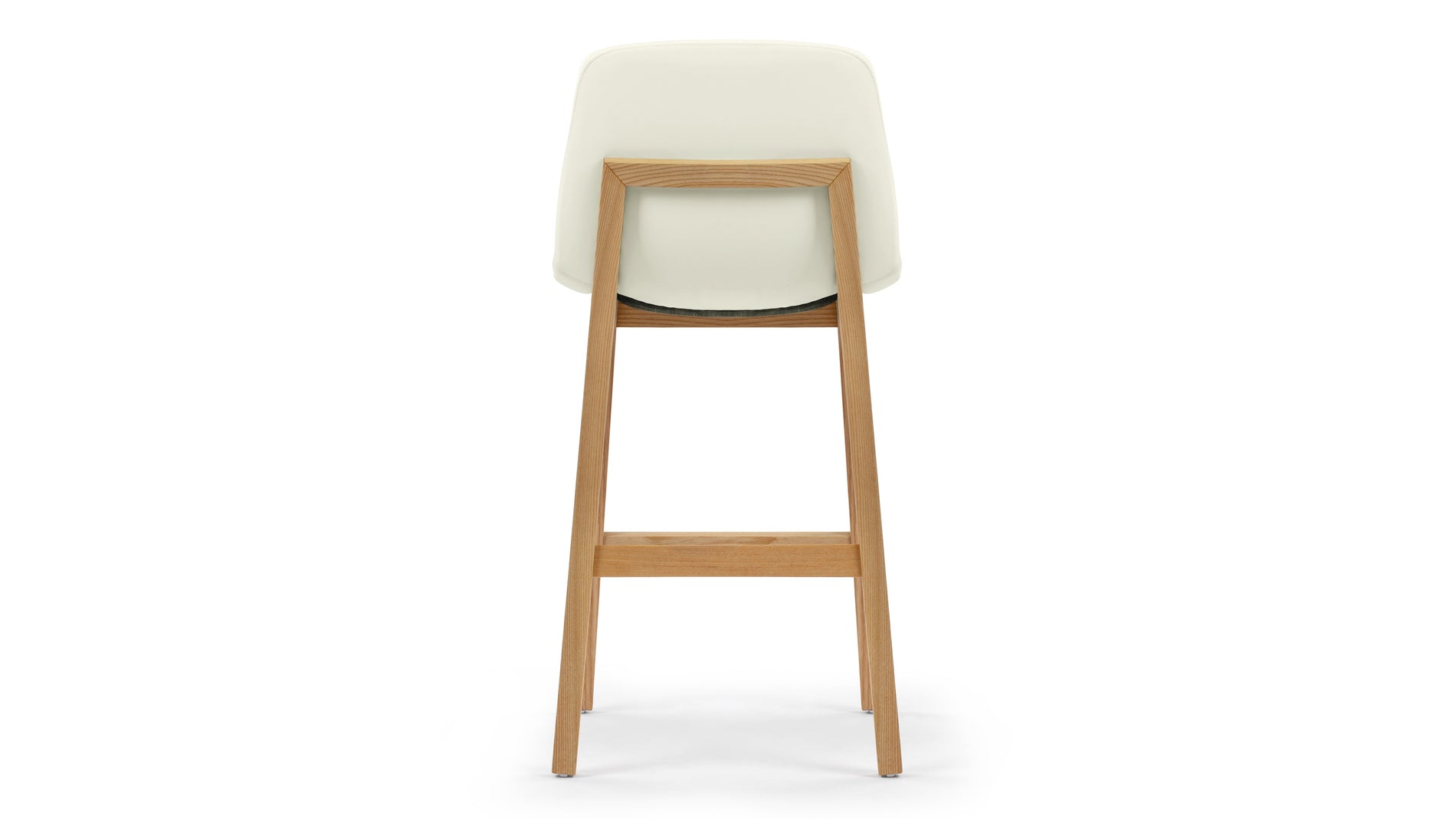 LeBlancEggshell Vegan Leather and Natural Ash