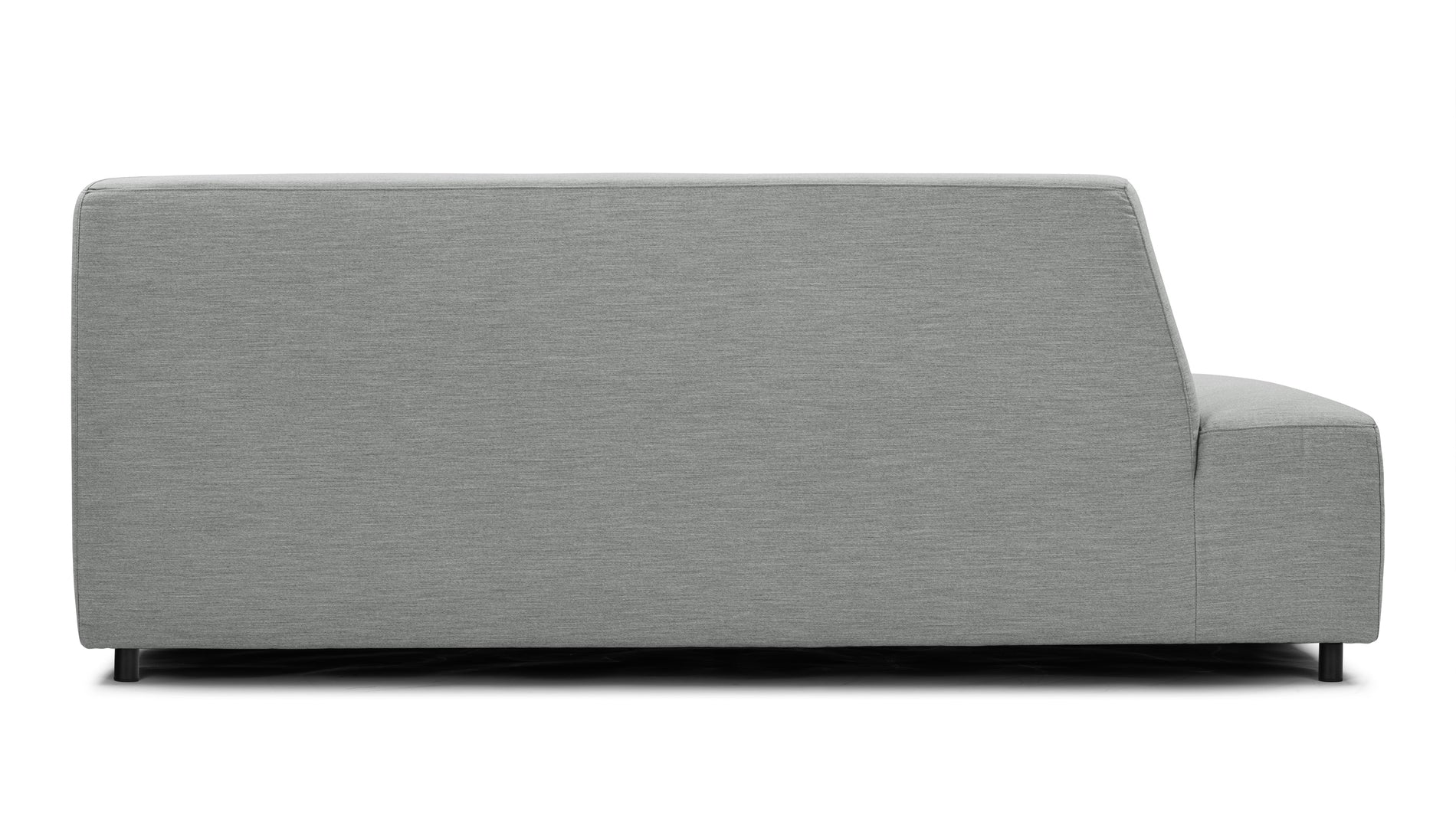 AcquaAcqua - Acqua Outdoor Sectional Module, Chaise, Left Arm, Dove Gray Performance Weave