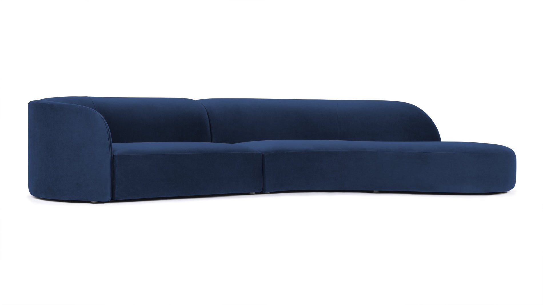SerpentineSerpentine - Serpentine Sofa, French Navy Plush Velvet