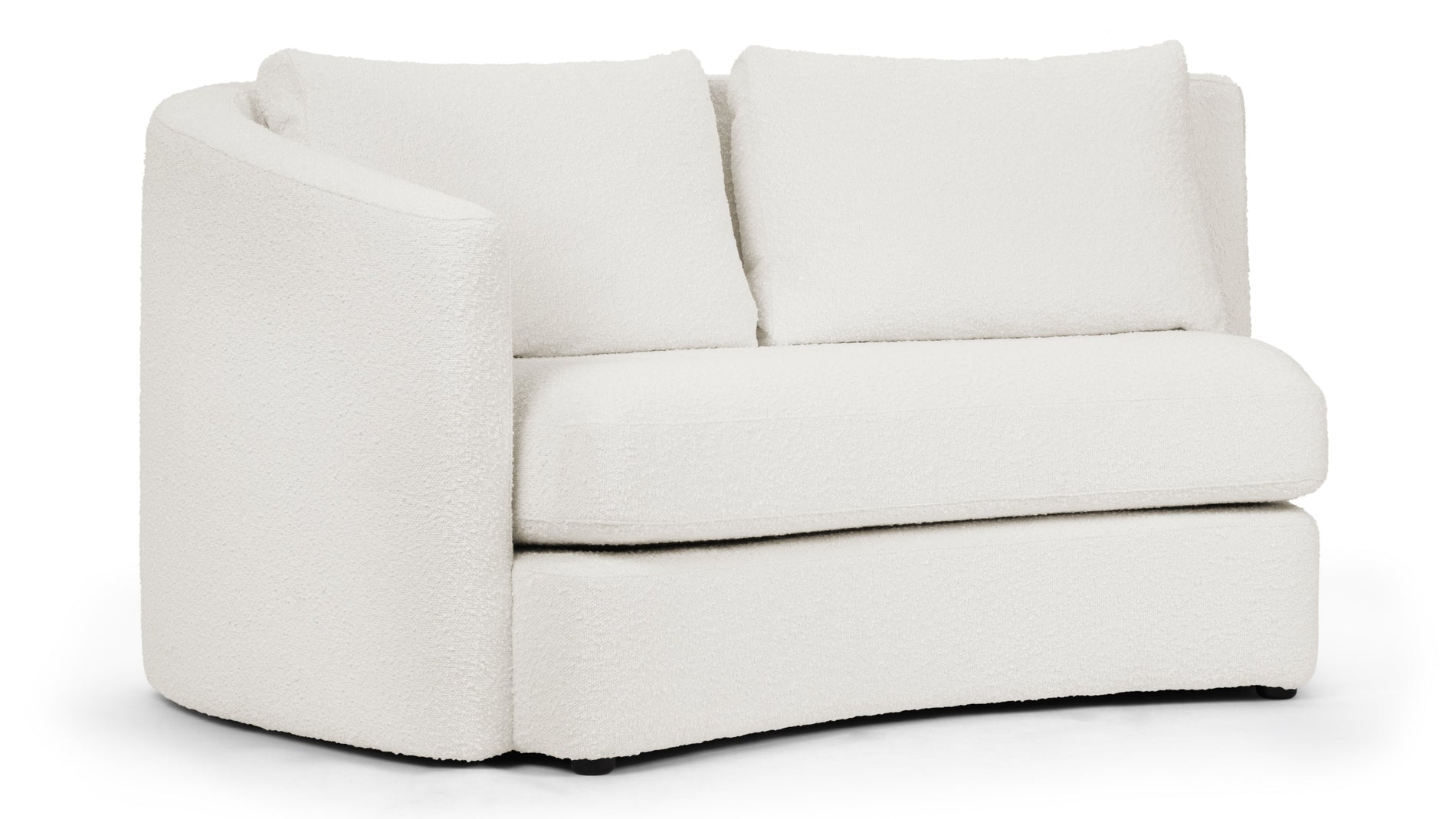 LanvinLanvin - Lanvin Sofa Module, Left Arm, Pearl Boucle