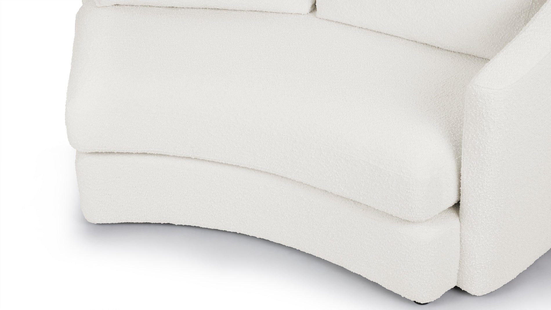 LanvinLanvin - Lanvin Sofa Module, Right Arm, Pearl Boucle