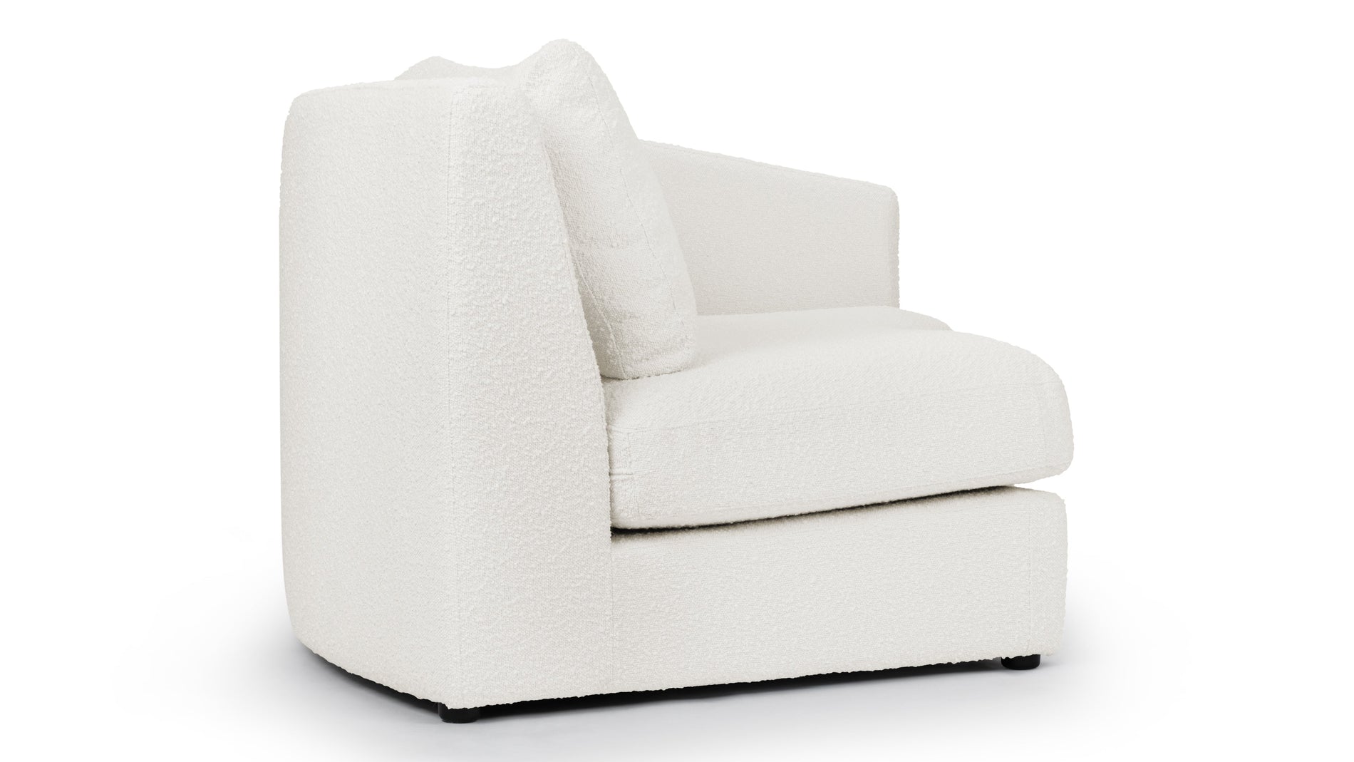 LanvinLanvin - Lanvin Sofa Module, Right Arm, Pearl Boucle