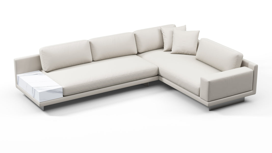 AlessioAlessio - Alessio Outdoor Sectional, Small Left Corner, Shell Performance Weave