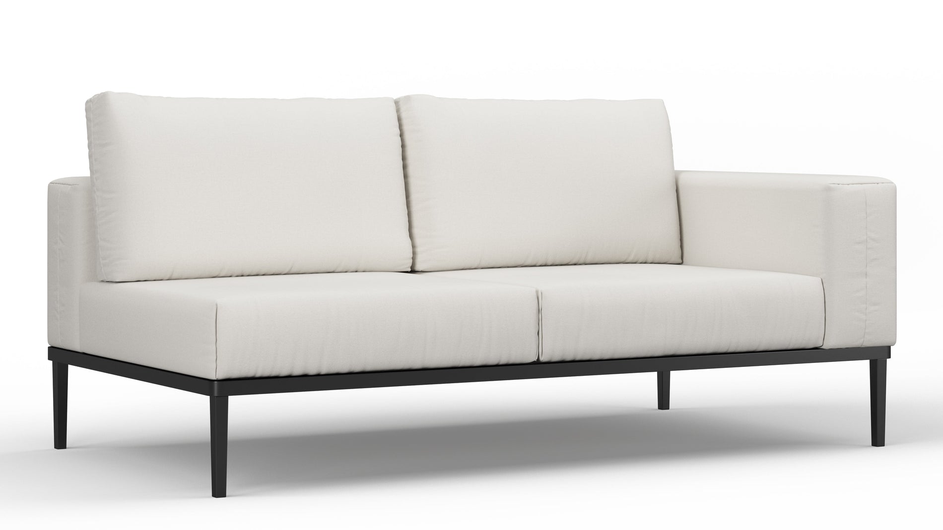 MarcusMarcus - Marcus Outdoor Two Seater Sofa, Right Arm, Shell Performance Weave
