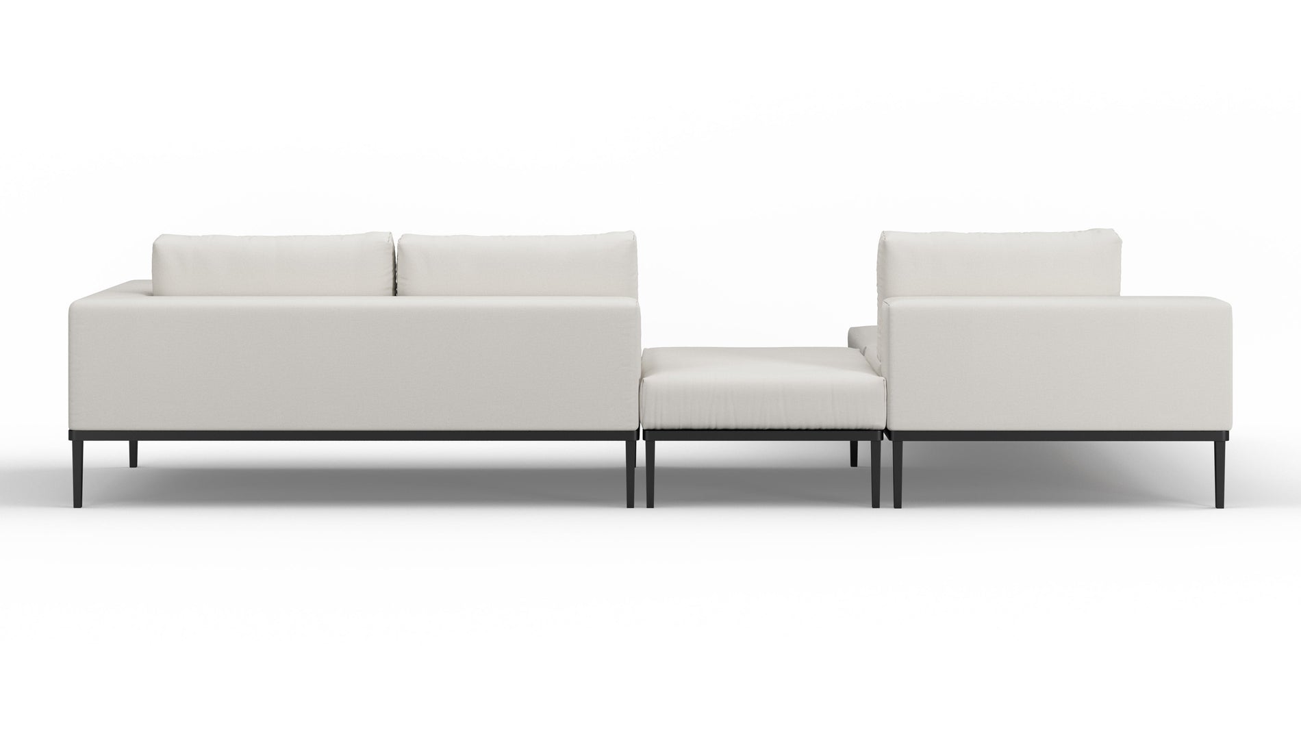 MarcusMarcus - Marcus Outdoor Sectional, Links -Chaise, Shell Performance Webewable