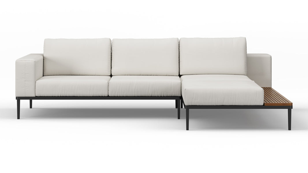 MarcusMarcus - Marcus Outdoor Sectional, Small, Right Chaise, Shell Performance Weave