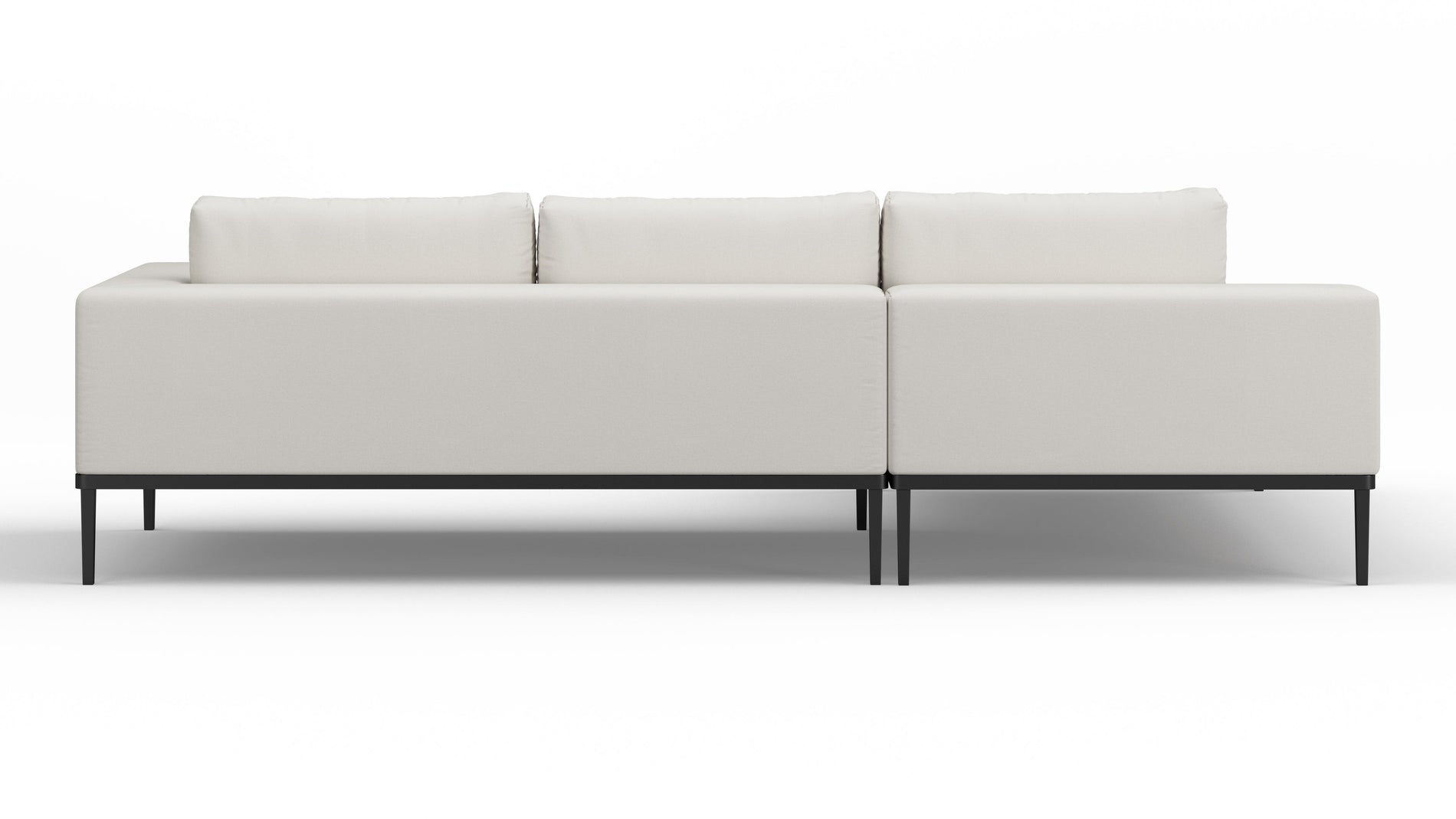 MarcusMarcus - Marcus Outdoor Sektion, klein, linke Chaise, Muschel Performance Webe