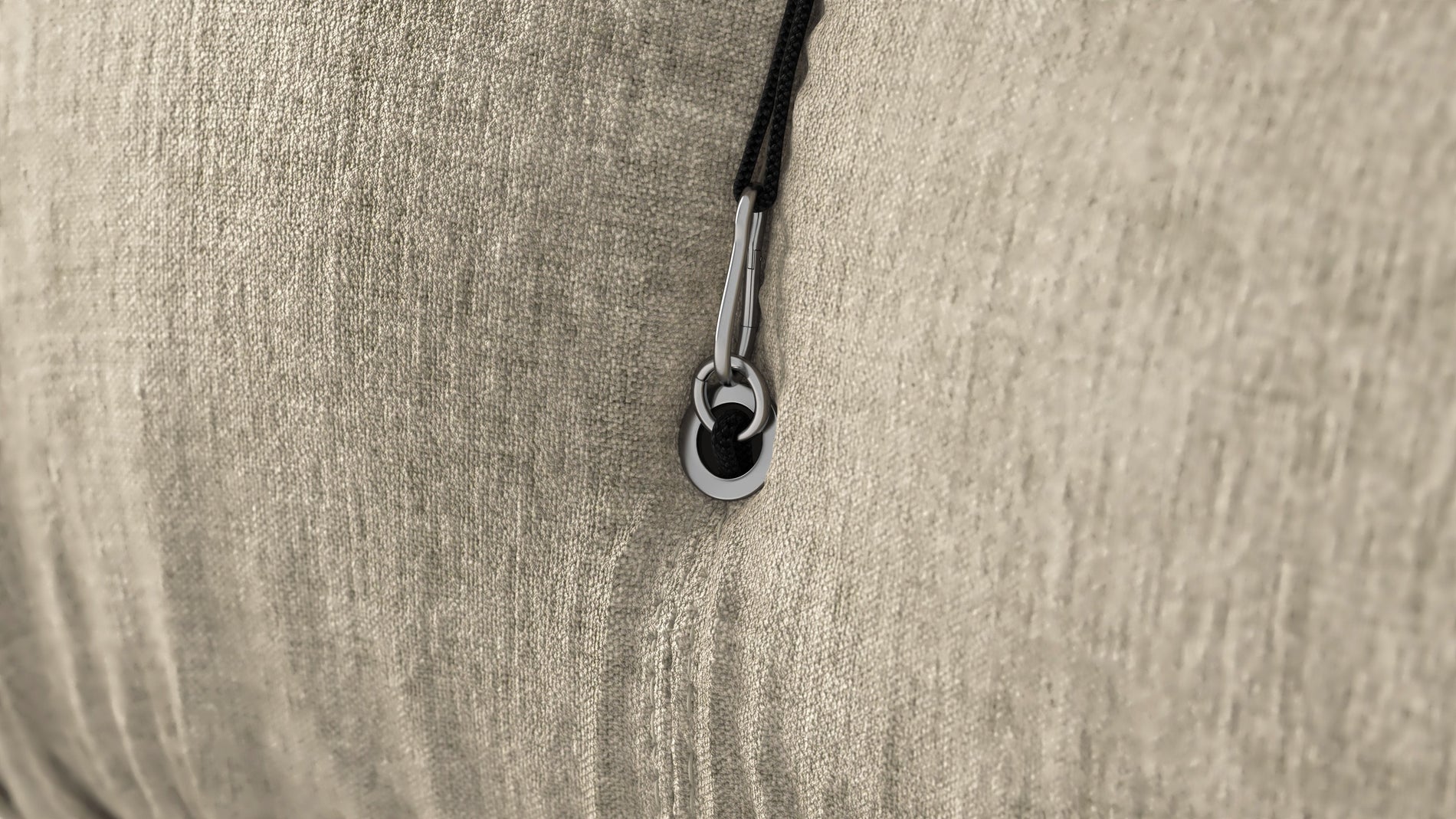 Bellini SectionalBeige Gray Chenille
