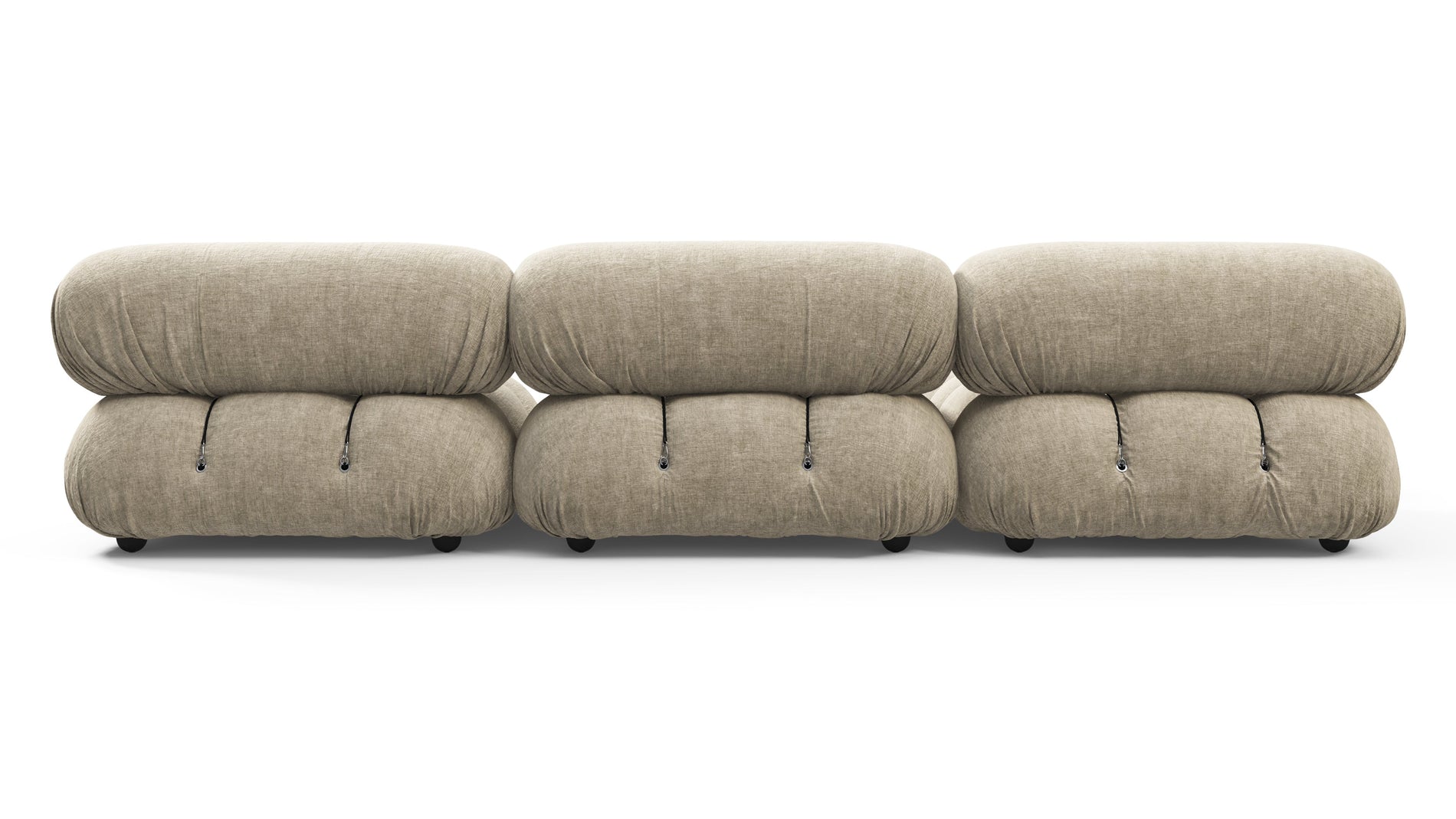 Bellini SectionalBeige Gray Chenille