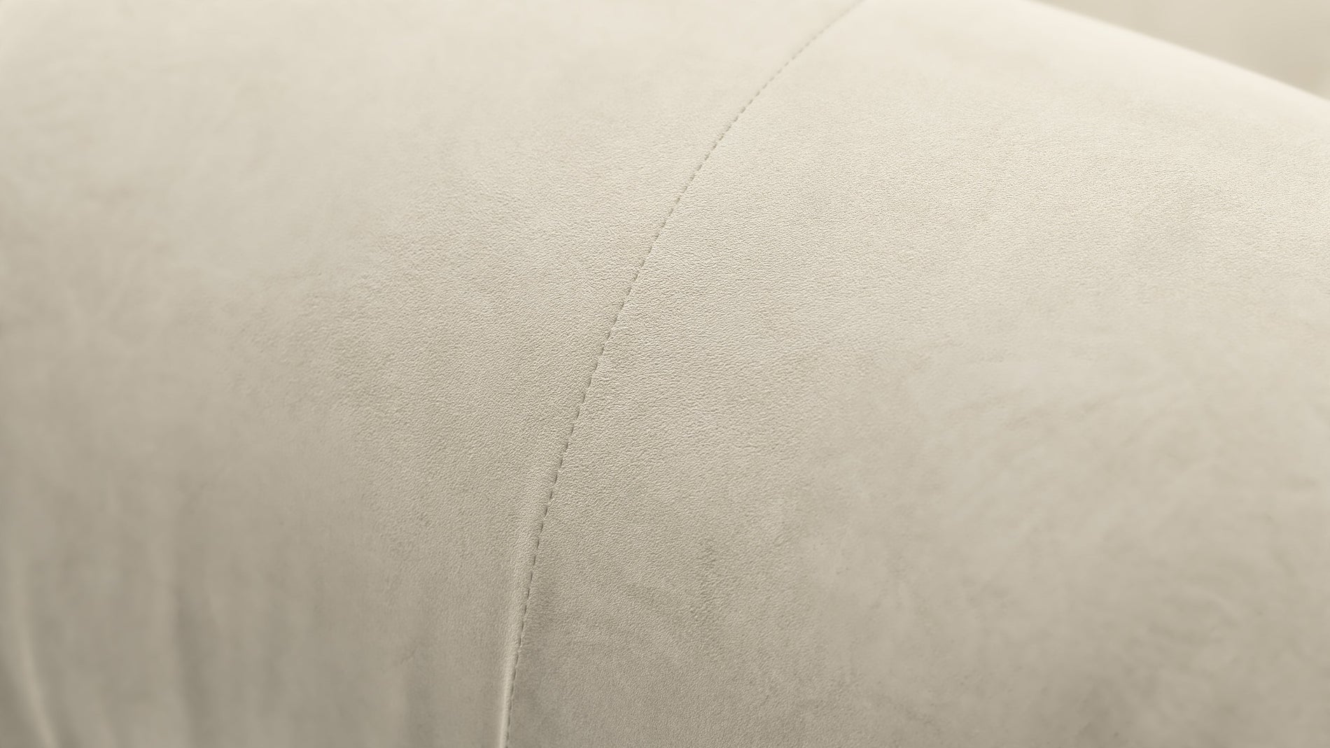 Bellini SectionalEggshell Vegan Suede