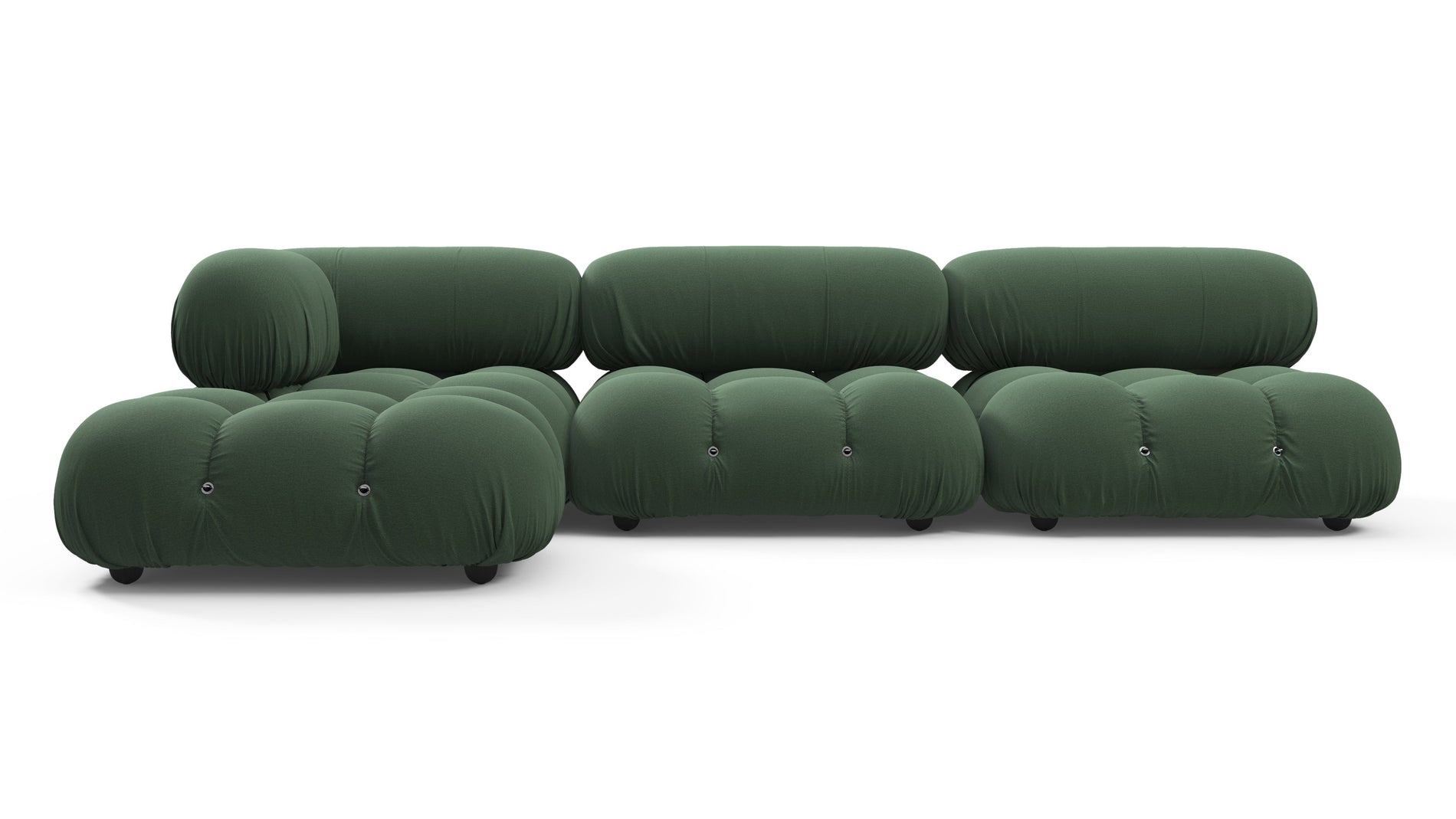 Bellini SectionalEvergreen Brushed Weave