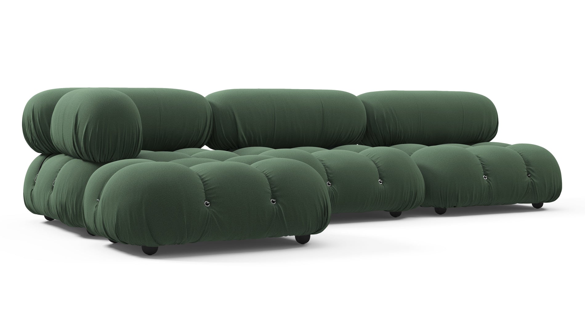 Bellini SectionalEvergreen Brushed Weave