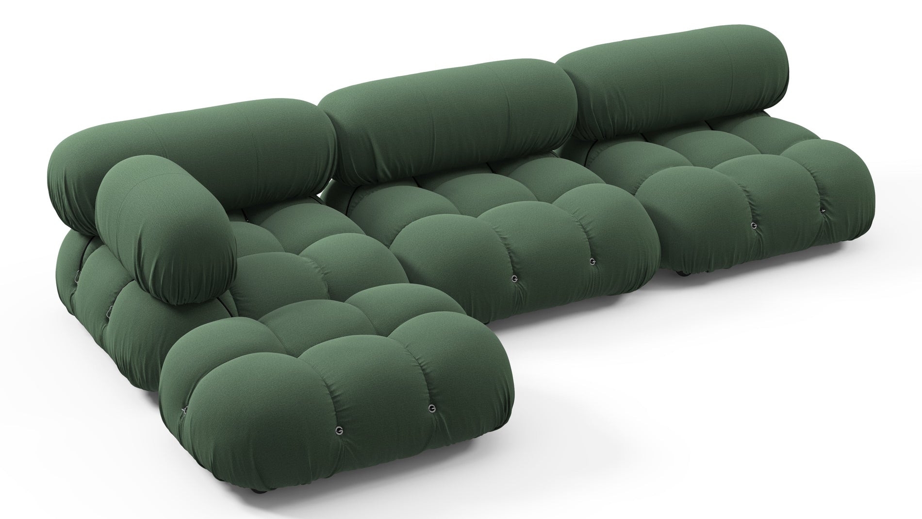 Bellini SectionalEvergreen Brushed Weave