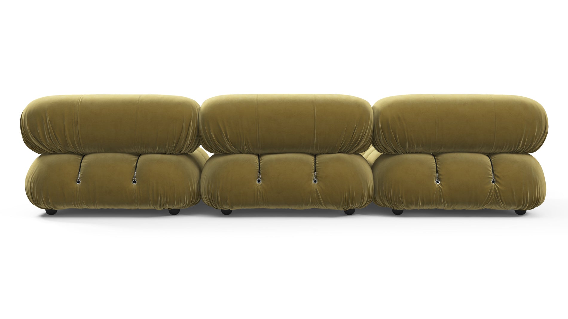 Bellini SectionalOlive Gold Velvet