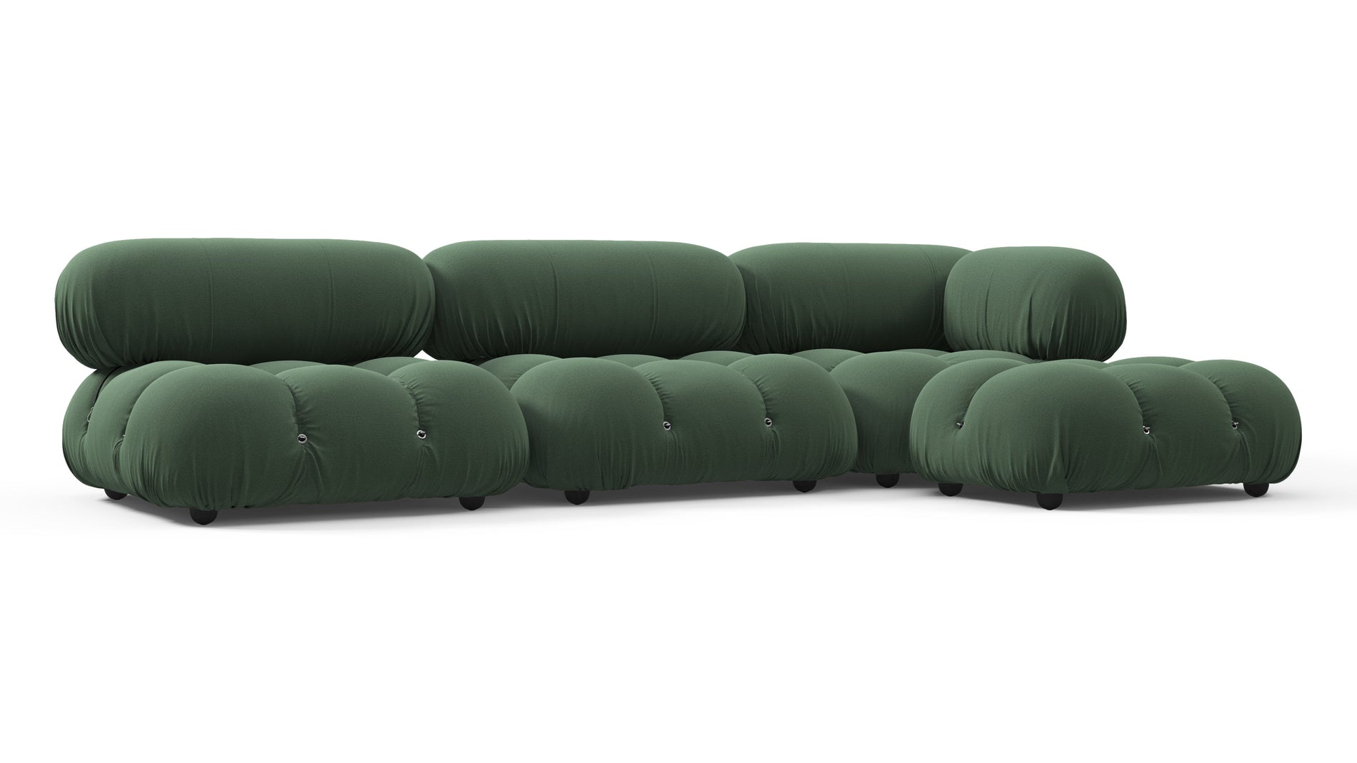 Bellini SectionalEvergreen Brushed Weave