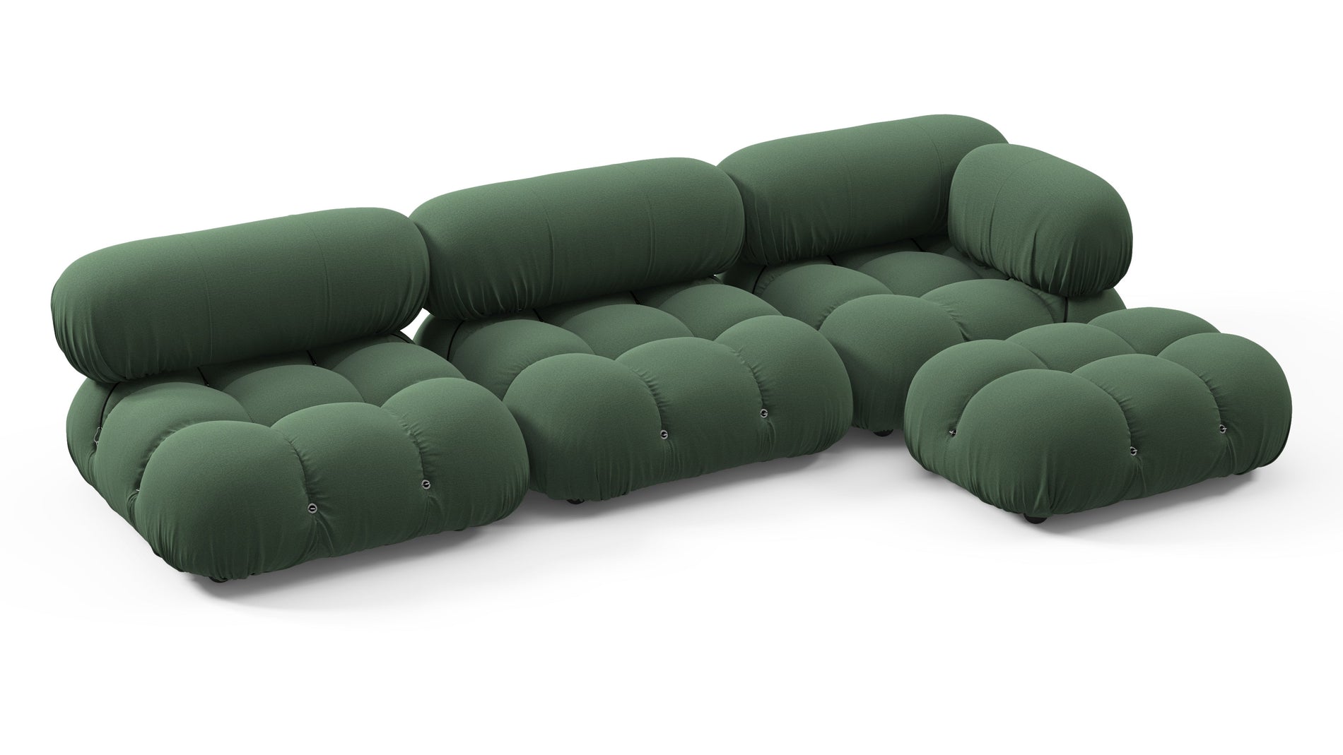 Bellini SectionalEvergreen Brushed Weave