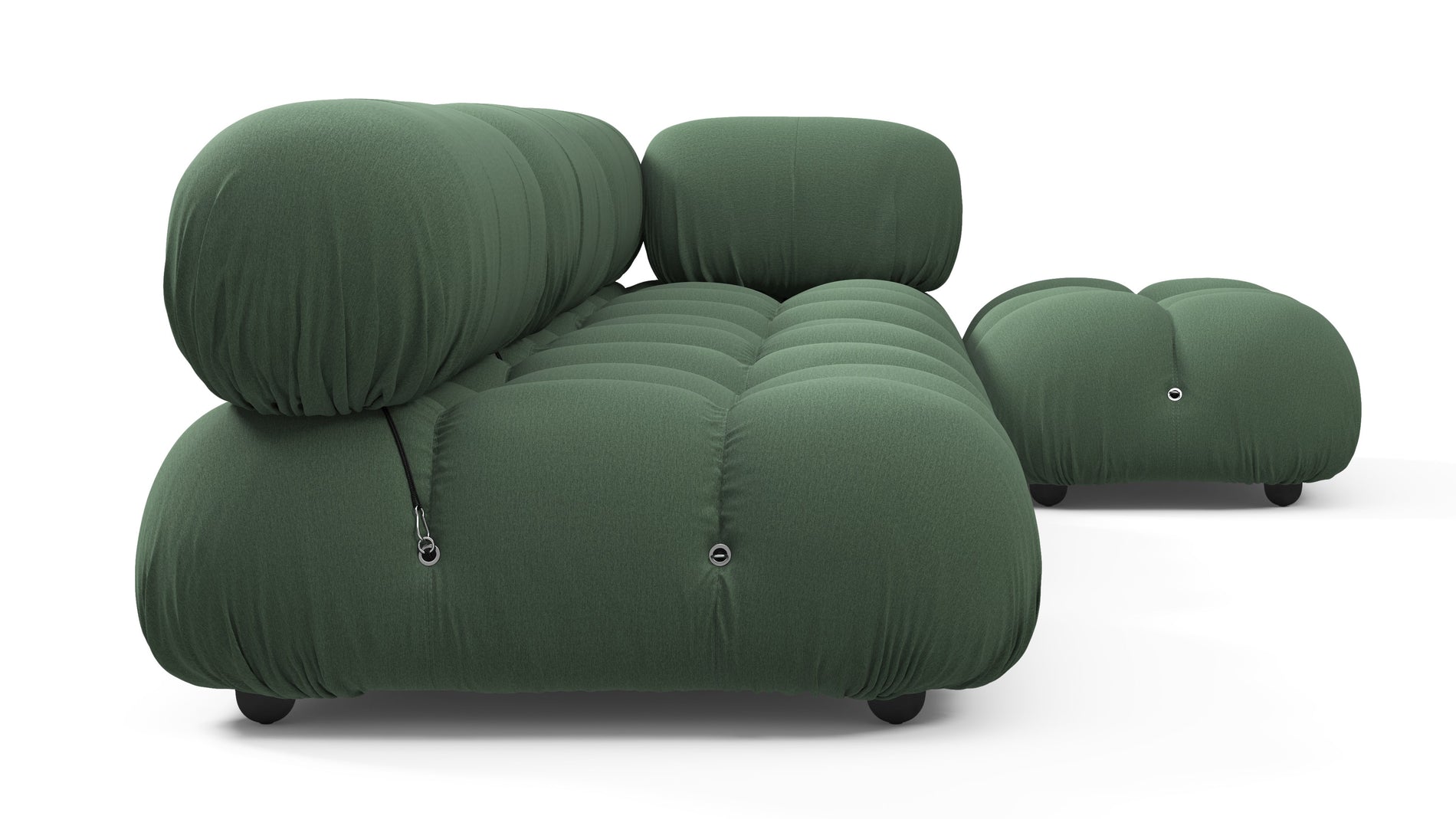 Bellini SectionalEvergreen Brushed Weave