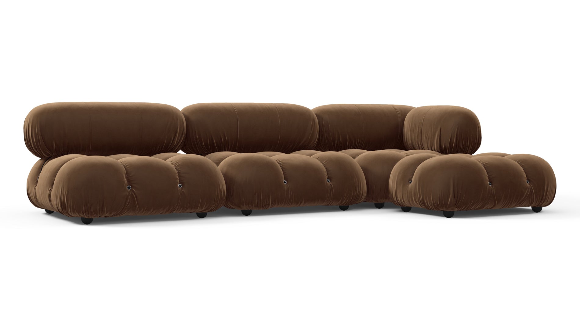 Bellini SectionalMocha Velvet