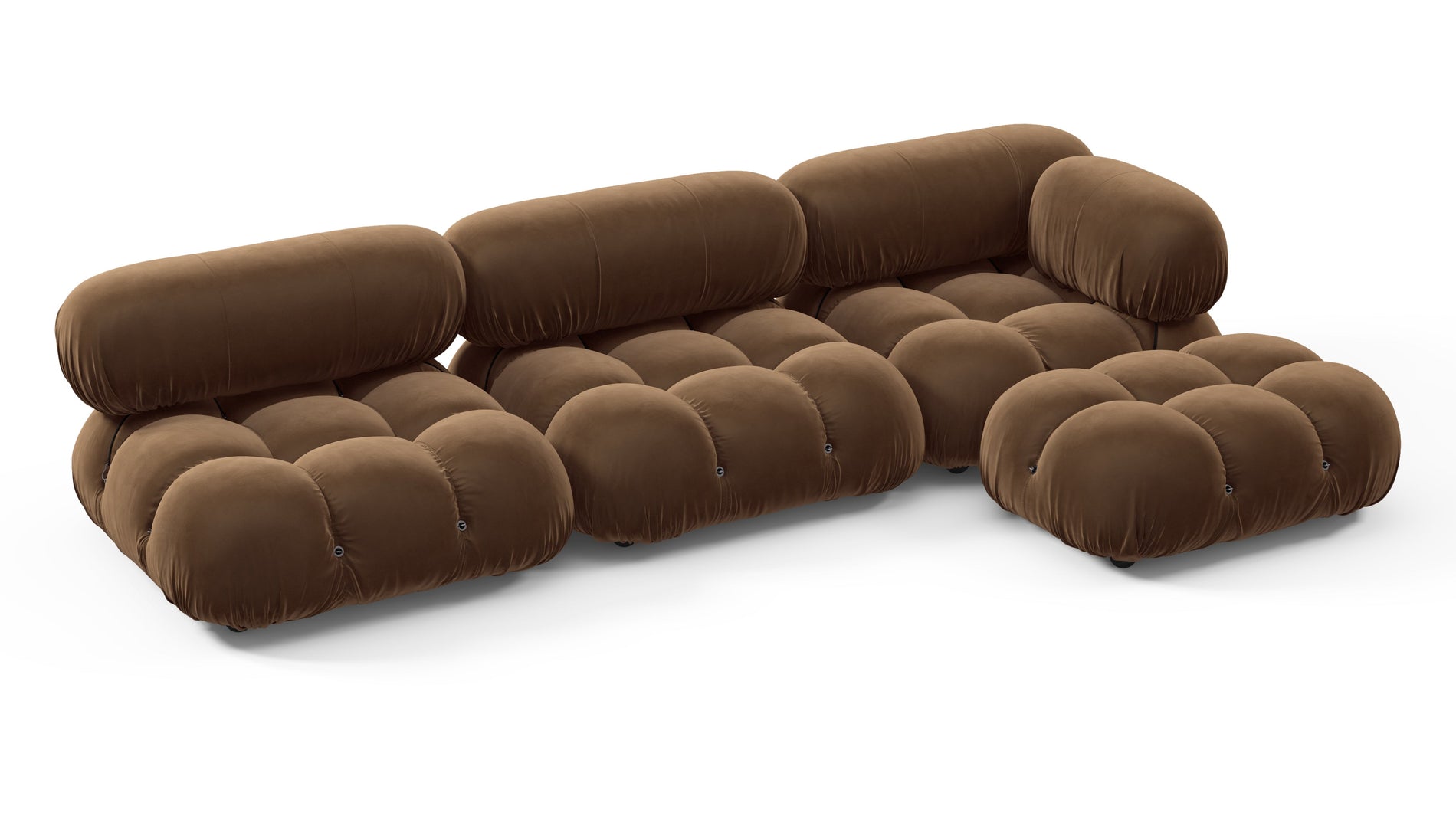 Bellini SectionalMocha Velvet