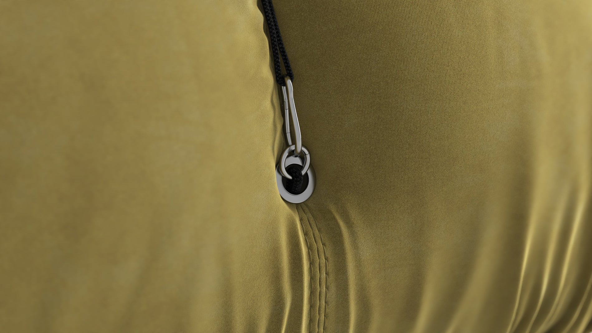 Bellini SectionalOlive Gold Velvet