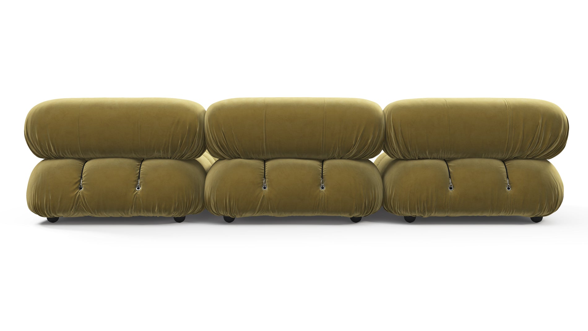 Bellini SectionalOlive Gold Velvet