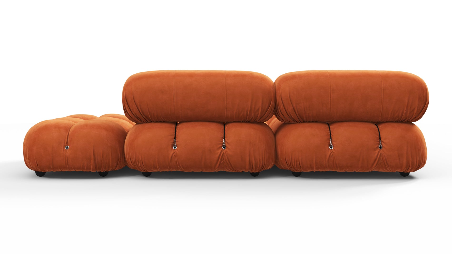 Bellini SectionalApricot Velvet