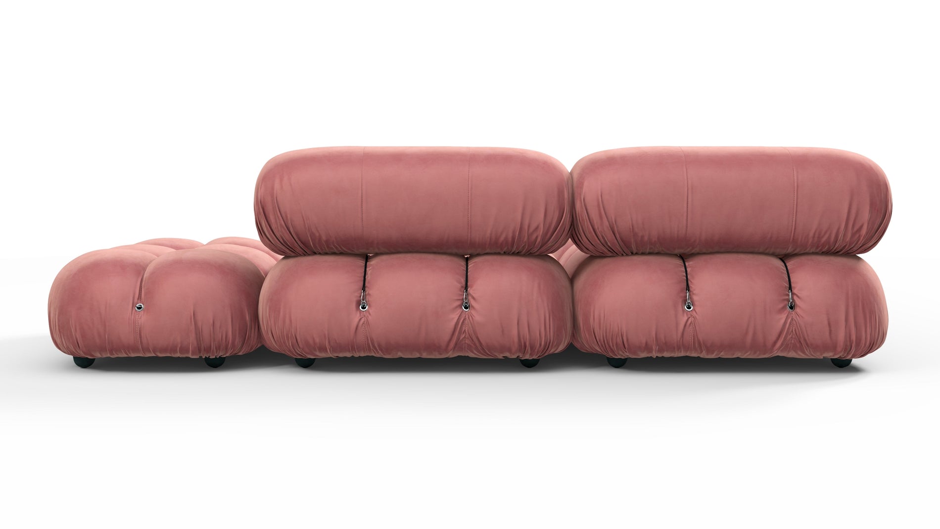 Bellini SectionalBlush Pink Velvet
