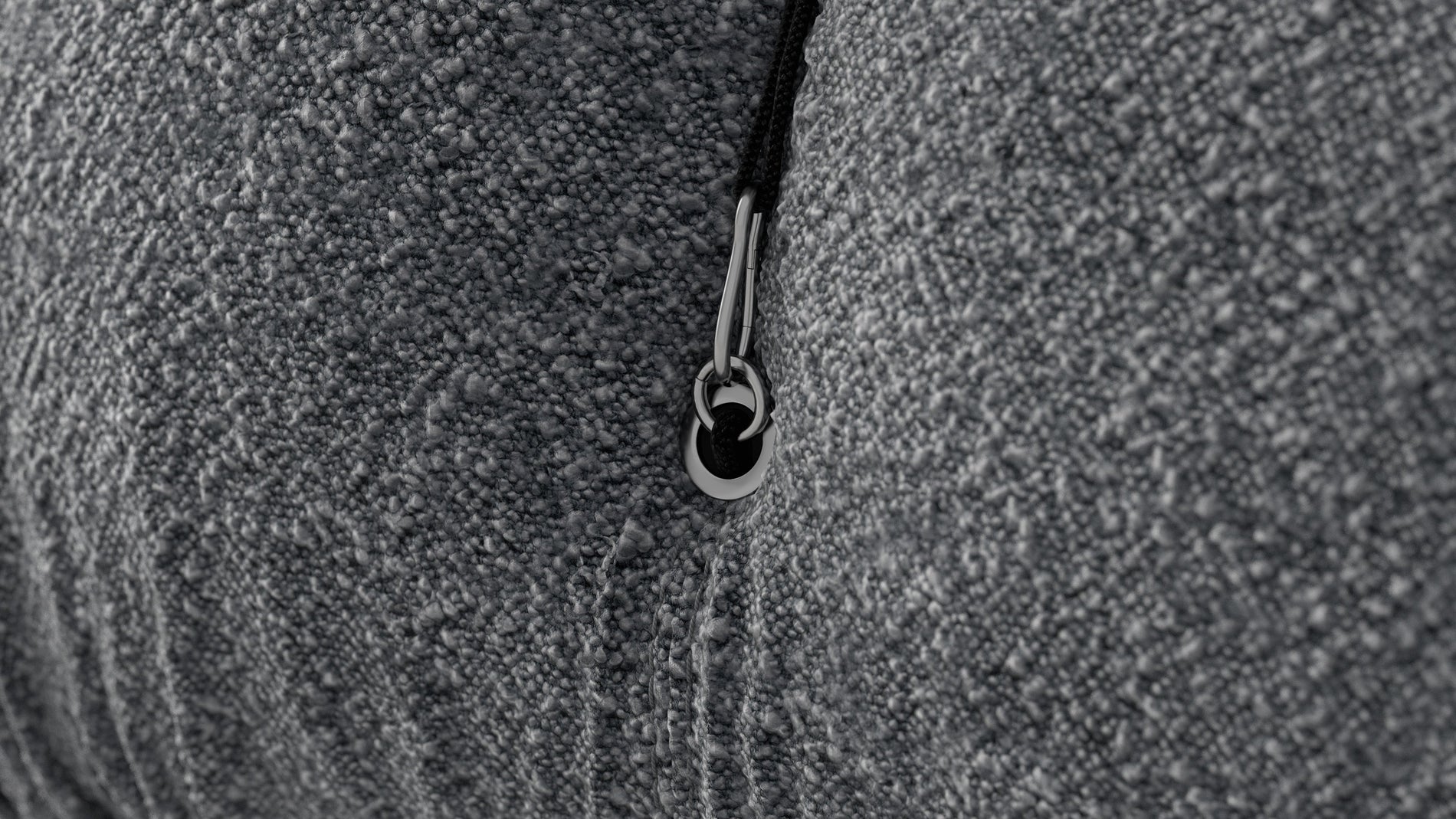 Bellini SectionalGray Boucle