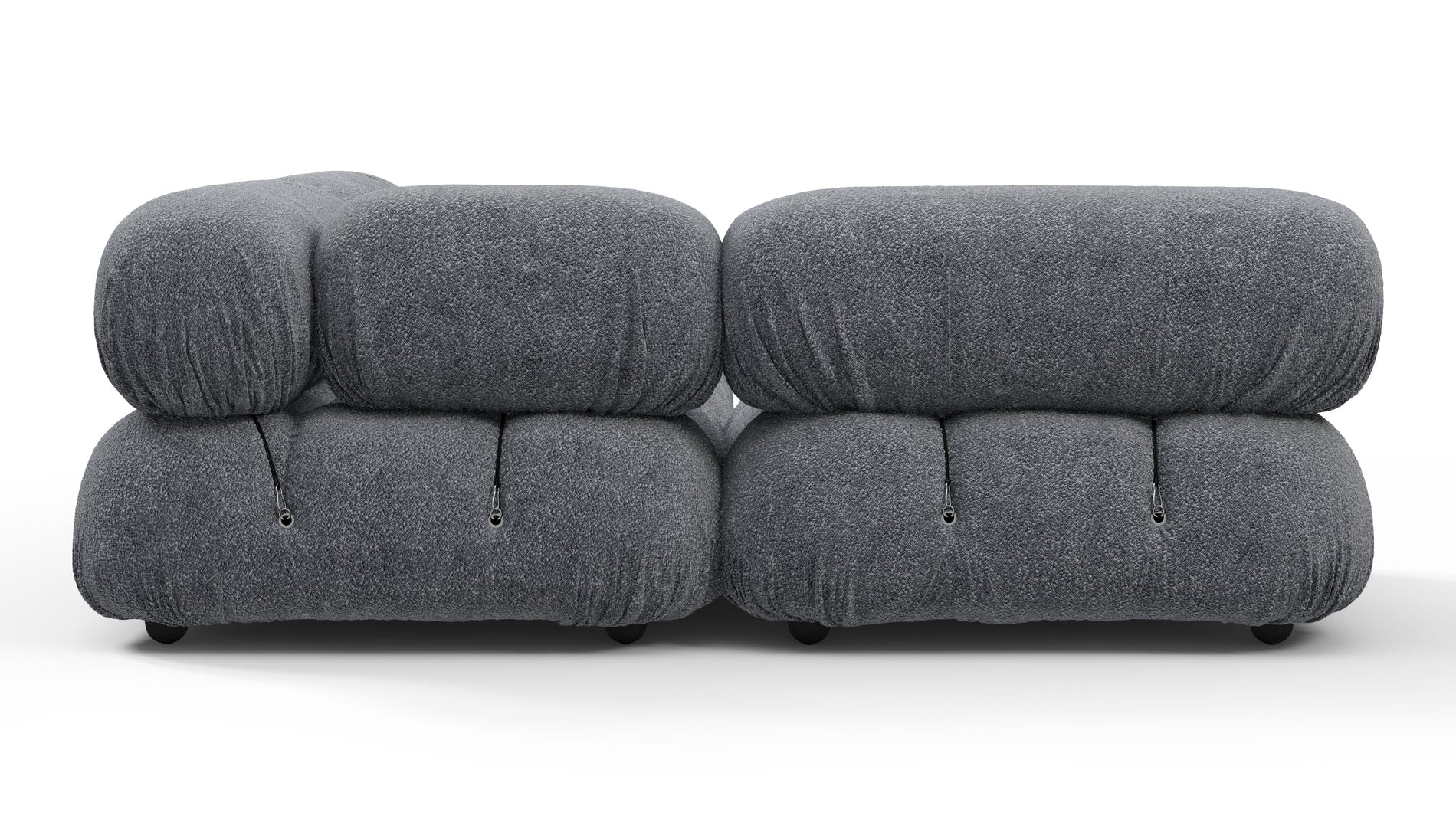 Bellini SectionalGray Boucle